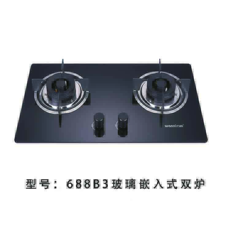 688B3玻璃嵌入式双炉